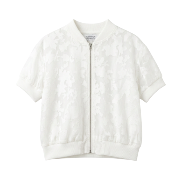 Botanical Opal Print Zip Jacket