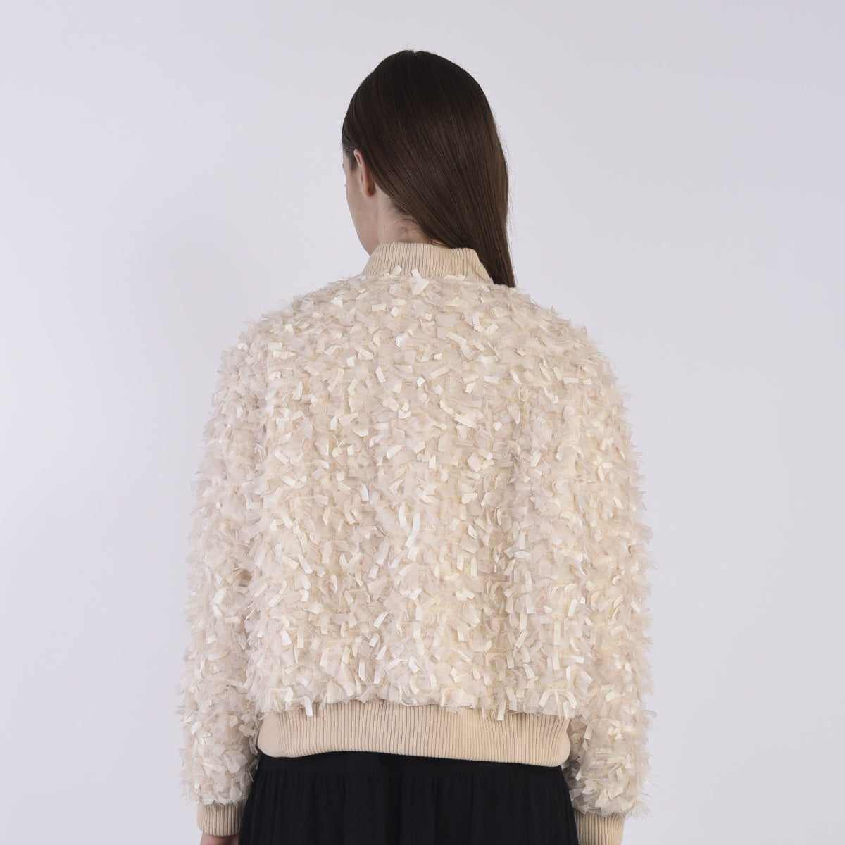Fancy Tweed MA-1 Jacket