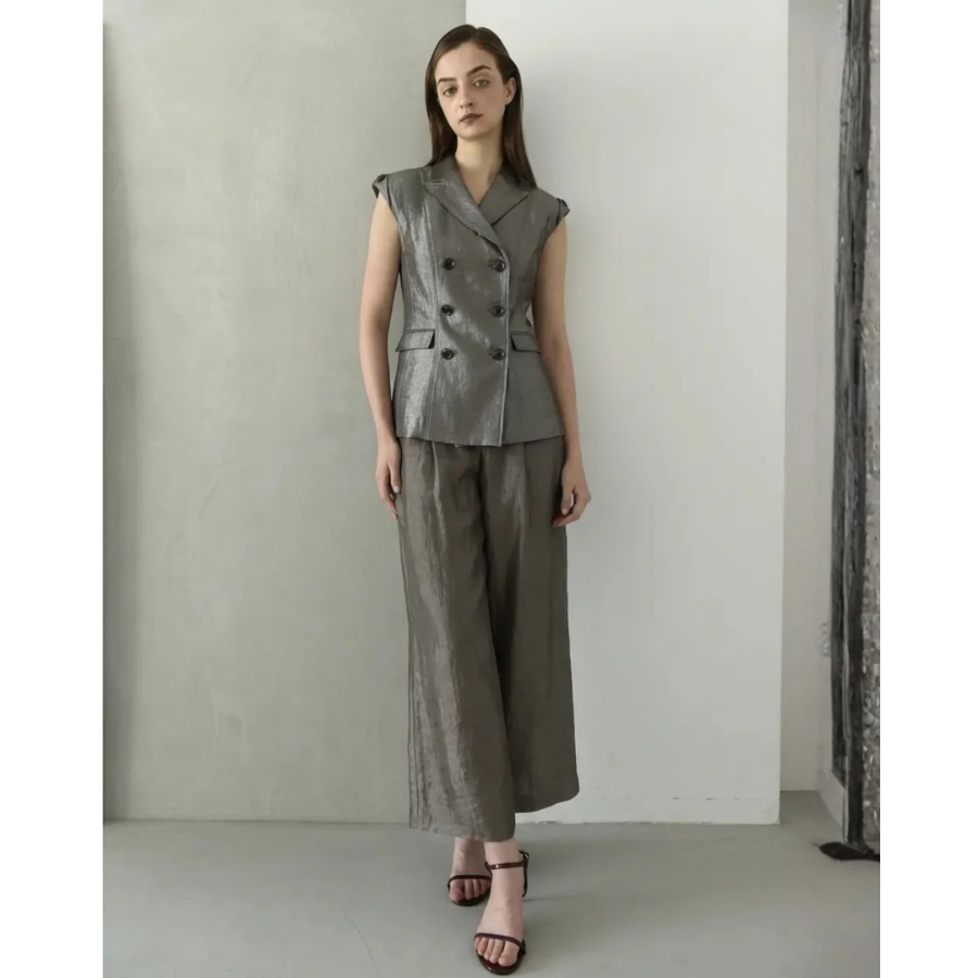 Vintage Satin Gilet