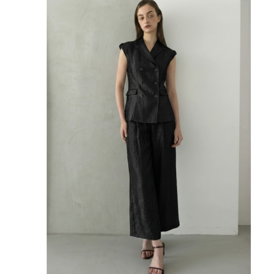 Vintage Satin Gilet