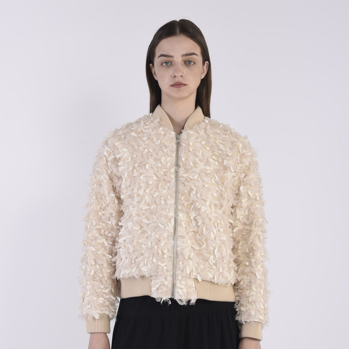 Fancy Tweed MA-1 Jacket