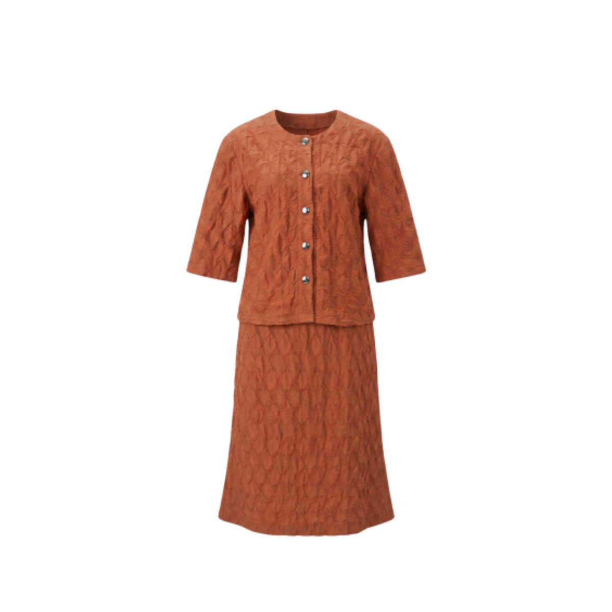 Jacquard Stretch Cardigan