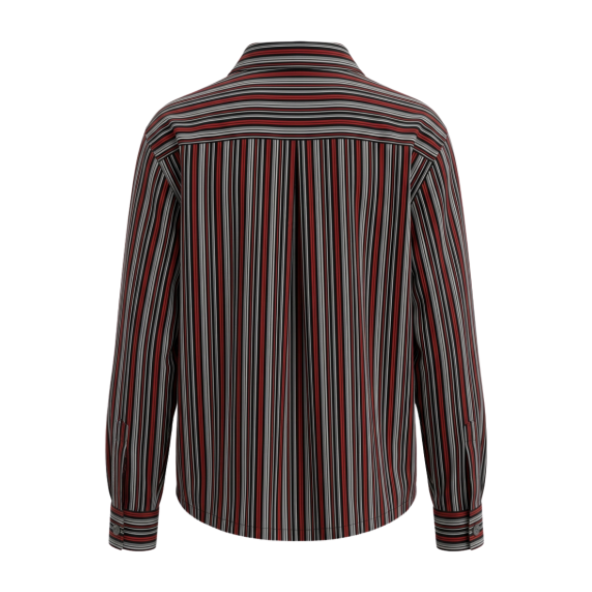 Veste-chemise rayée en coton de Mikawa