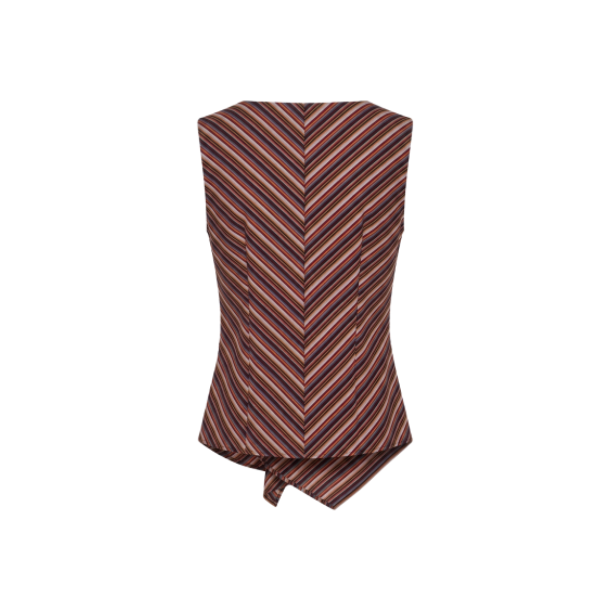Mikawa Cotton Stripe Wrap Bouse