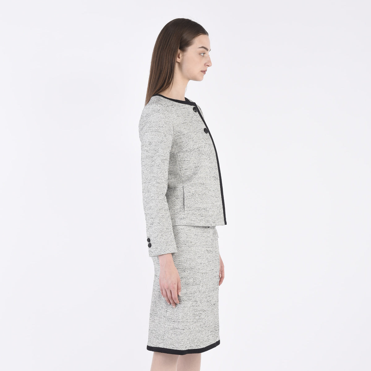 Jupe en tweed sergé