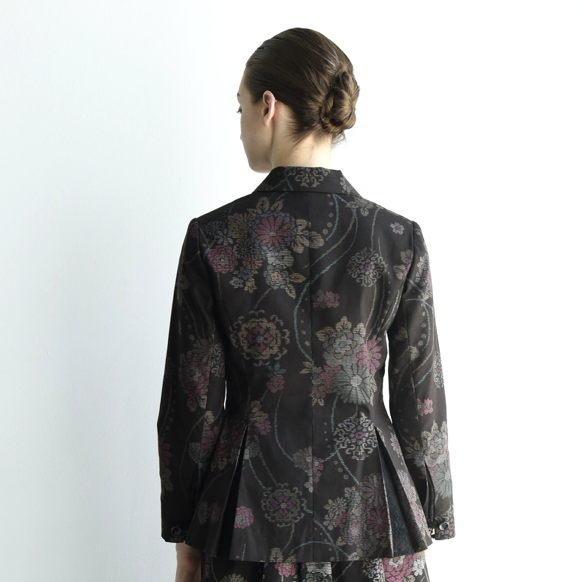 Kimono Print Cotton Jacket