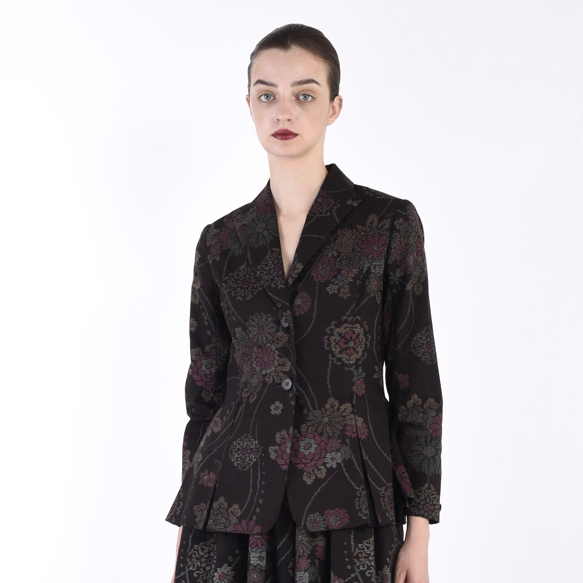 Kimono Print Cotton Jacket