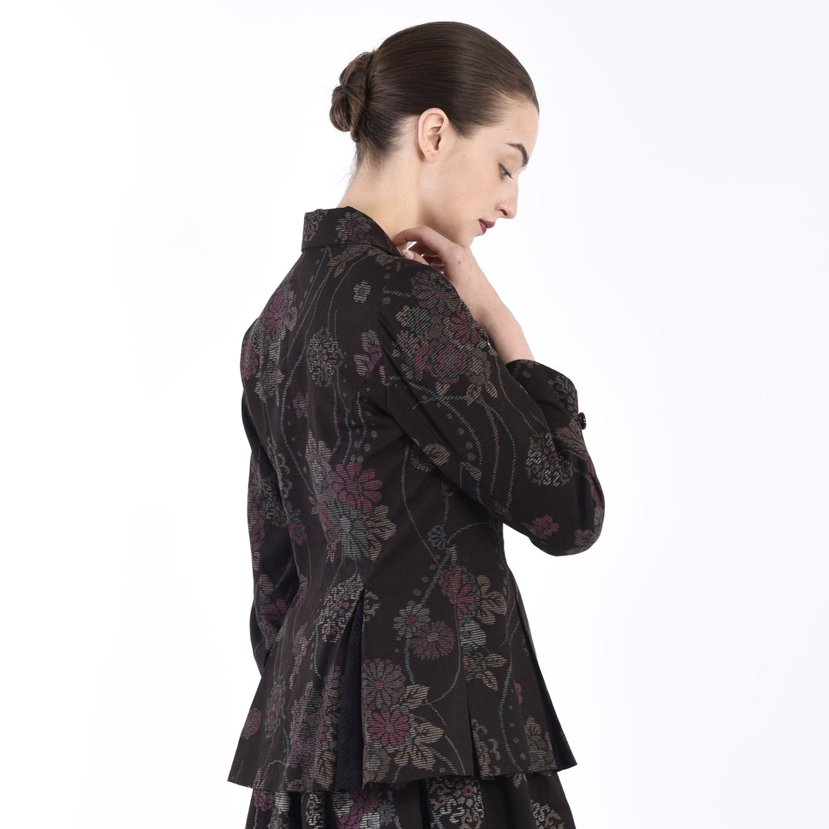 Kimono Print Cotton Jacket